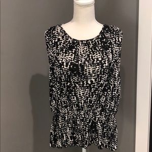 Banana Republic peplum blouse